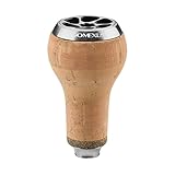 ゴメクサス C27 リールハンドルノブ ダイワ (Daiwa) タイプ S シマノ (Shimano) タイプ A カルディア ハンドル 交換用 コルク製 27mm ノブ スピニングリールとベイトリール対応 バス 釣り ライトゲーム