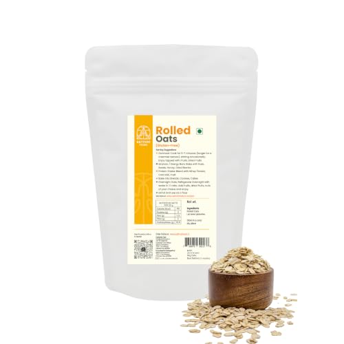Sattvic Foods Jumbo Rolled Oats (1.5 kg) | Gluten-free, Large Old...