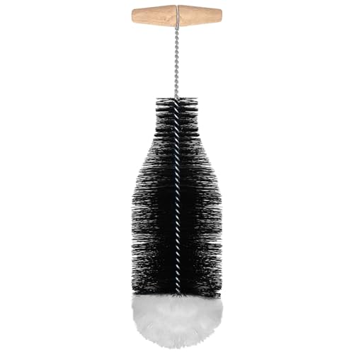 1 Stück Set Flaschenbürste 35cm Flaschenbürste kompatibel mit Sodastream Glasflasche kratzerfreier Flaschenreiniger Bürste für Glaskaraffe/Sodaflaschen/Babyflaschen/Trinkflaschen