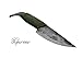 Toferner Hand Forged Knife Bird Head with Sheath, Vintage Knife for Antique Collection, Genuine Leather Case, Hardened Blade, Hand Made Craft, Gift Idea for Men