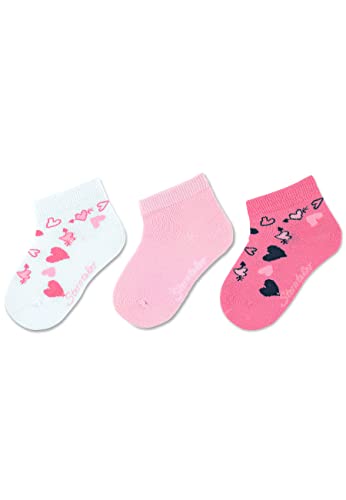 Short socks 3-pack hearts unisex-child socks