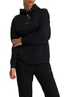 Champion Women's Script Tonal Hoodie, Black, Medium