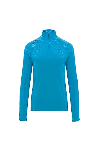 Izas - Forro Polar para Mujer - Chaqueta Polar con Cuello Alto y Cremallera - Forro Polar de Invierno Ligero y de Secado Rápido - Ideal para Actividades al Aire Libre - Sutton Turquesa - XL