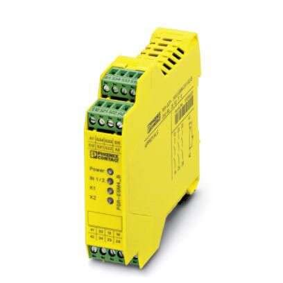 Phoenix Contact, 2963925, Safety Relay for Emergency Stop and Safety Door Monitoring up to SIL 3 or Cat. 4 - PL e in Accordance with EN ISO 13849-1- or 2-Channel Operation - 3 Enabling Current Path