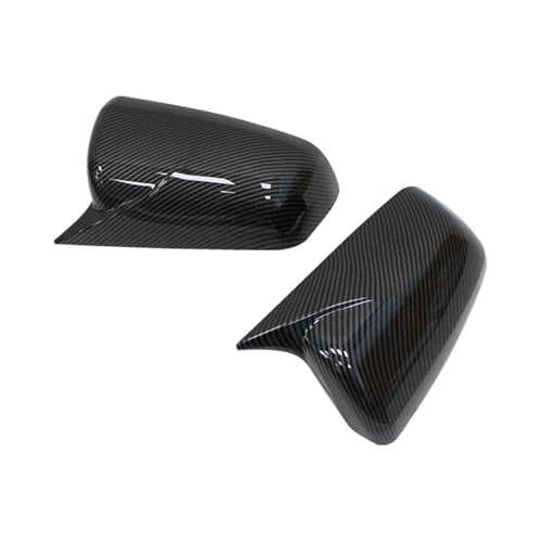 Coque rétroviseur Mitsubishi Lancer X look carbone pour finition sportive premium