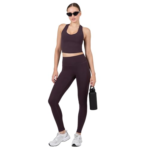 Image of YITTY Active Sports Bra Tank, Tank Top for Women with Built-in Bra, Racerback, Removable Cups, Low-Impact Yoga and Gym