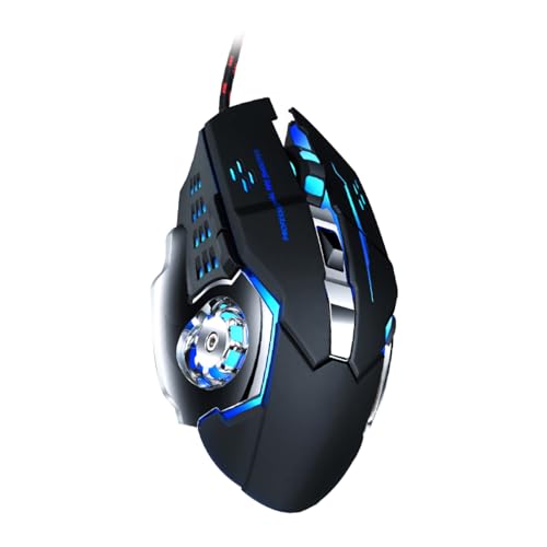 Ratón para cable USB de PC ergonómico para jugar y trabajar en portátil