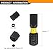 HARFINGTON 2pcs SL6 Slotted Screwdriver Bit 1/4