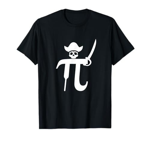 Pi rate - funny Pi symbol pirate T-Shirt