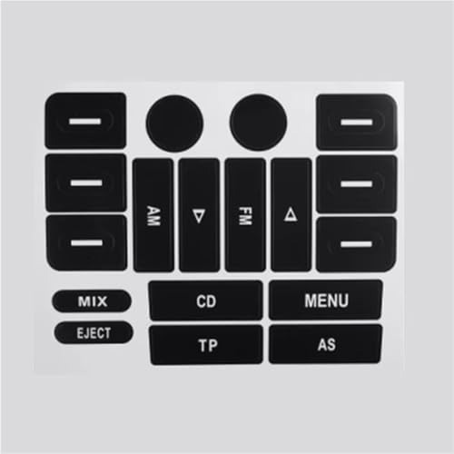 �_�b�V���{�[�h�{�^���f�J�[�� Compatible With For Golf For Mk5 For Passat �ԗp�G�A�R���E�C�󉷓x�E���W�I�C���L�b�g�E�X�e�b�J�[�E�f�J�[���E���Ղ����{�^���̏C��