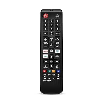 Controle remoto universal para Smart TV Samsung, substituição de controle adequado para TVs LED 4K UHD QLED HDTV, com botões Hulu Netflix PrimeVideo
