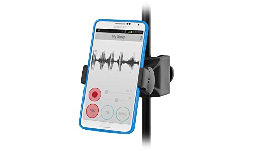 image for IK Multimedia iKlip Xpand Mini mic Stand Phone Holder, Compatible with