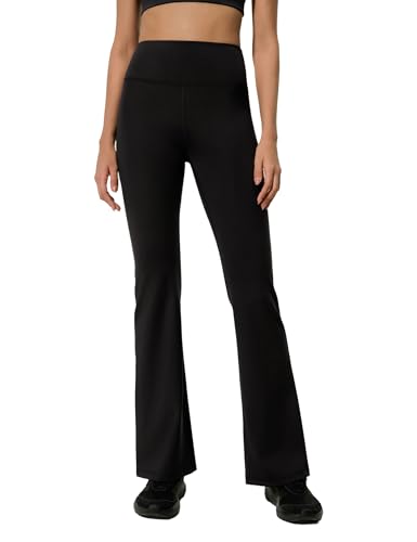 LilySilk Silk Yoga Pants for Women Flare Leggings High Rise