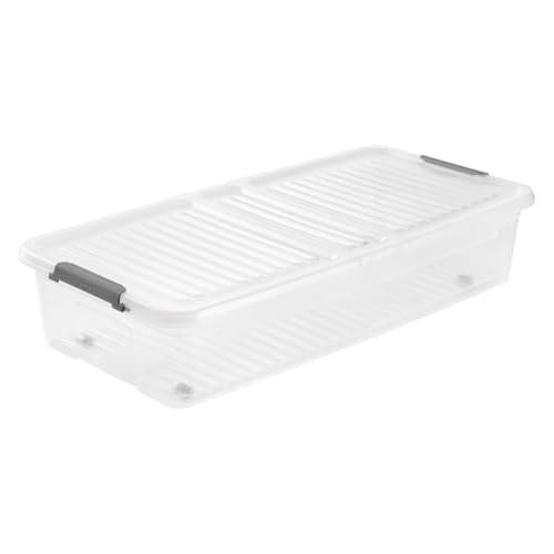 keeeper Unterbettbox mit Deckel, 77 x 38 x 16 cm, 33 L, Aufbewahrungsbox,...