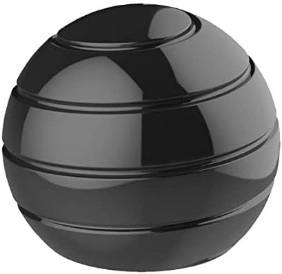 Panshi Metal Kinetic Desk Toy, Optical Illusion Fidget Spinning Top Ball, Unique Executive Stress Relief Gift for Adults & Kids