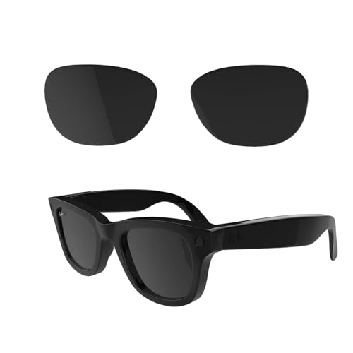 Protezione giorno e notte, visione chiara: la lente sostituibile progettata per sRay Ban Meta Wayfarer utilizza lenti polarizzate di alta qualità durante il giorno per bloccare efficacemente la luce solare abbagliante e i riflessi della strada, migliorando il comfort visivo; passare alle lenti a luce gialla di notte per ridurre le interferenze delle luci dell'auto e garantire una guida sicura e senza preoccupazioni durante la notte