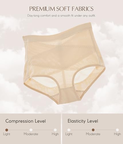 MERYOSZ Mesh Tummy Control Shapewear Panties - Seamless Underwear Shapewear for Women Faja Body Shaper Girdle2