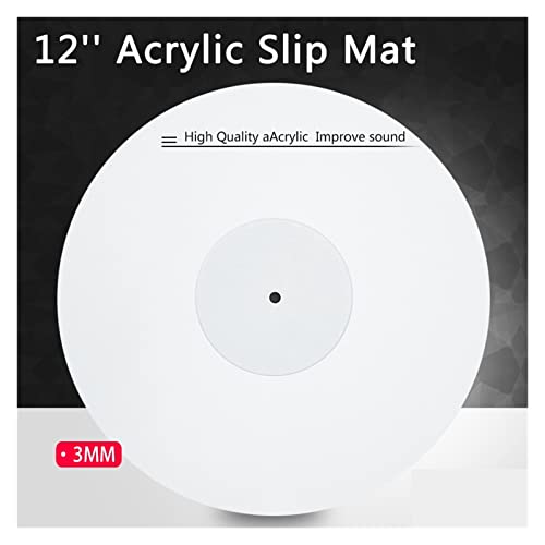 Tourne-Disque Vinyle Tapis antidérapant Acrylique for Platine Vinyle phonographe 3MM Tapis LP Antistatique 12 Pouces Tampon Acrylique améliorer la qualité sonore (Color : Zwart, Size : G) - Les Beatles, Paul McCartney, John Lennon, RIngo Starr, George Harrison Tourne-Disque Vinyle Tapis antidérapant Acrylique for Platine Vinyle phonographe 3MM Tapis LP Antistatique 12 Pouces Tampon Acrylique améliorer la qualité sonore (Color : Zwart, Size : G) – Image 3