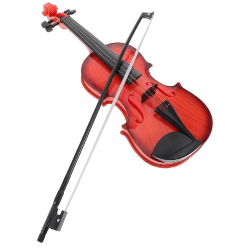 ibasenice 1Set Battery Powered Violin for Realistic Simulated Instrument with Playable Strings Portable Music Plaything for Young Beginners for Music Exploration and Fun