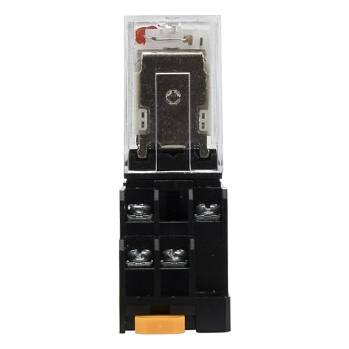 Relais de commutation HH62P AC 110V avec embase de connexion pour tableau - 6