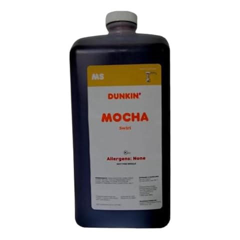 Dunkin Donuts Mocha Sauce-Swirl-Syrup 64 Oz Jug (No Pump) Cover
