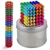 Magnetic Balls New Trending 216 Pcs Ball Toys for Kids - Educational Learning - New Trending 6x6 Cube with 6 Colors 5mm Balls with Metal Storage Tin (5mm Size) (1) Pack of 1-image-43