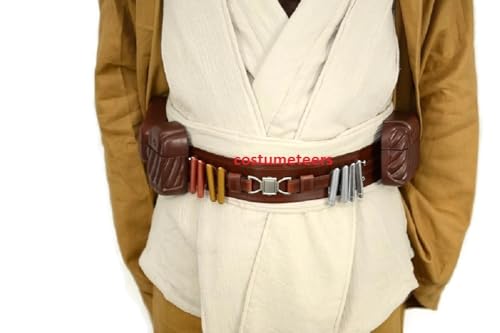 Obi-Wan Kenobi Belt Brown Jedi Costume Prop Rots Obi Accessories3