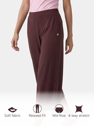 Image of Enamor Mid Rise Crop Length Slip on Shop in Culotte for Women - Relaxed Fit, Super Soft - E064