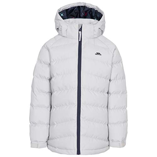 Manteau Trespass Amira gris entièrement zippé et rembourré pour enfant de 2 à 3 ans