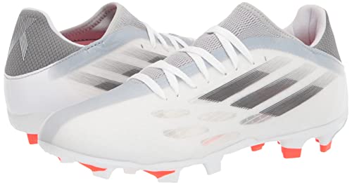 Adidas Unisex Adult X Speedflow.3 Firm Ground Soccer Shoe, White/Black/Solar Red, 13 Women Men Us #TOP6