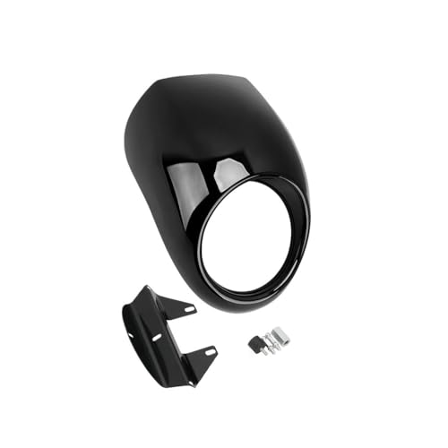 Carénage de phare avant 5 3/4 anti-turbulence pour moto Dyna et Sportster XL
