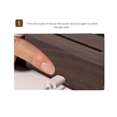 Diffuseur flamme de feu esthétique et silencieux pour bureau moderne - 6