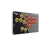 ZMBESUP レバーレスアケコン 格闘ゲームコントローラー 型番 Z2305 【PS5/PS4対応(別途アダプター必要)・ホットスワップDIY・極薄軽量】 For Switch/PC/PS3 無遅延 広天板 追加ボタン RGB LED 連射機能 コンパクト 携帯便利 日本語説明書付き ブラック （黑）