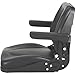 A & I Universal Lawn Mower Seat - Black, Model# V-930
