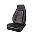 Rugged Ridge 13402.15 Seat, High-Back, Front, Reclinable, Black Denim; 76-02 CJ/Wrangler