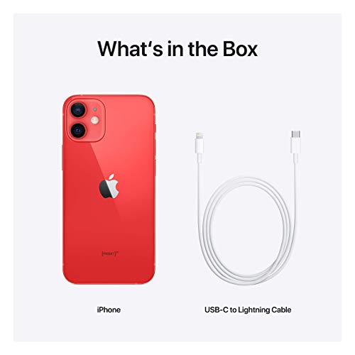Image of New Apple iPhone 12 mini (256GB, (PRODUCT)RED) [Locked] + Carrier Subscription (Renewed)