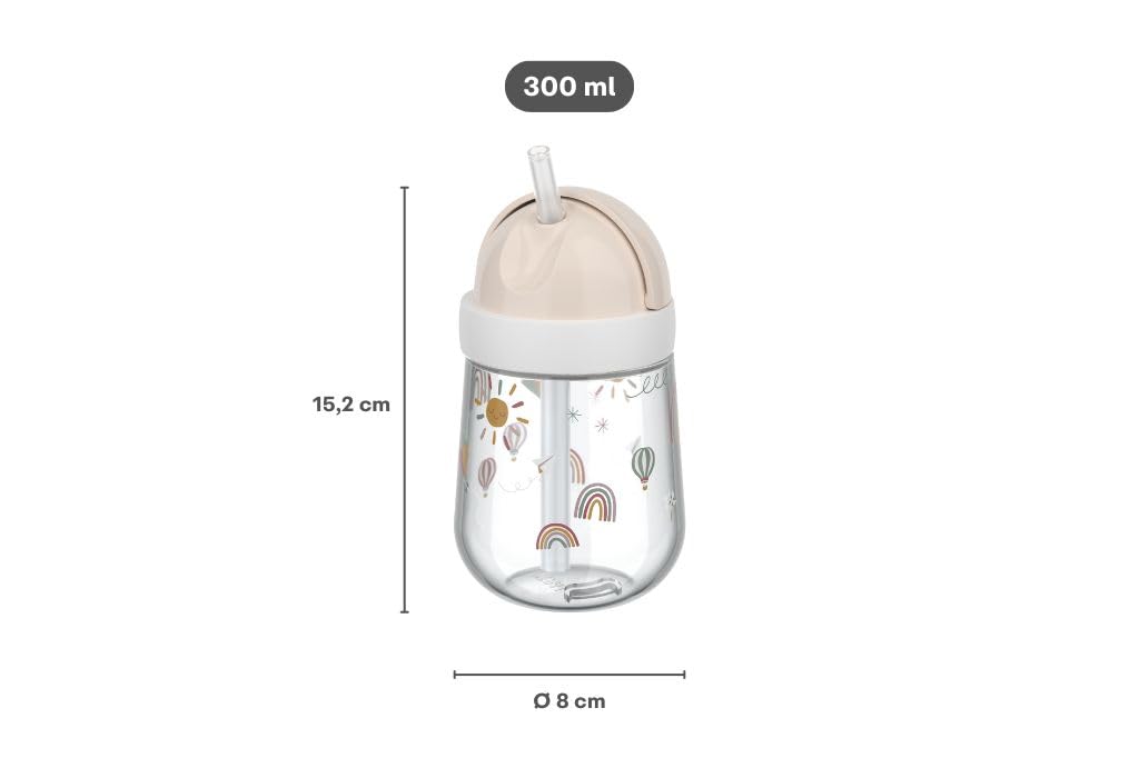 Mepal, Straw cup Mio Little Dutch, Toddler Straw Cup from 9 Months, Leak-proof Drinking Bottle for Toddlers - Image 4