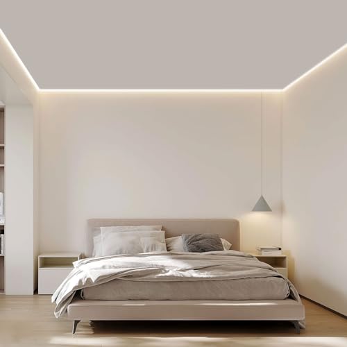 Image of 40ft White LED Light Strip Kit, 6500K Strip Light, 720 LED 12V Flexible Cuttable LED Light Strips for Bedroom Kitchen Under Cabinet Lighting Indoor
