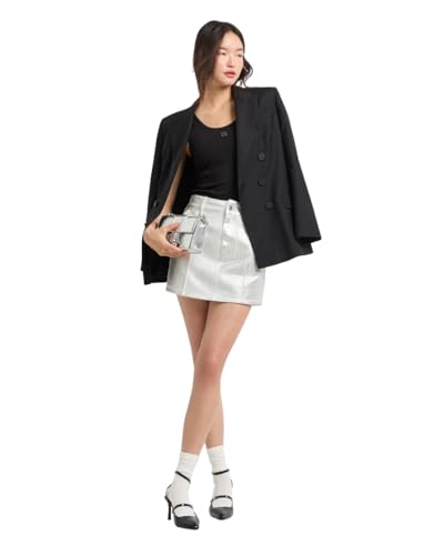 Armani Exchange Women's Metallic Skirt