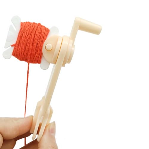 2 Pieces Bobbin Winder Plastic Floss Winder Thread Bobbin Winder Thread Floss Winder Embroidery Thread Bobbin Winder Embroidery Thread Floss Winder Embroidery Bobbin Winder, White