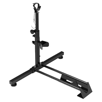Delmoar Bike Stand,Vertical Bike Rack Bicycle Floor Stand for Garage Storage, Indoor ,Outdoor and Apartment Space-Saving Rack with Adjustable Upright Design