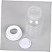 CONGARTENO 10pcs Wide Mouth Silicone Sealing Rings for Milk Storage Bottles Flexible Seal Gaskets with Writable Surface Soft Texture Breastmilk Bottle Seals for Secure Preservation