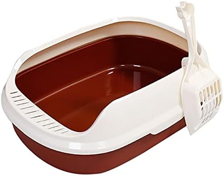 Miniatura 4 de Caja de arena para gatos, inodoro para mascotas, perro, caja de arena para gatos, bandeja para perros y gatos, inodoro antisalpicaduras con pala de