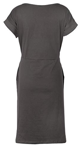Image of PALINDA Women's Striped Elegant Short Sleeve Wear to Work Casual Pencil Dress with Belt