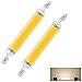 Lampadine LED R7s 118mm Dimmerabile, R7s LED 118mm 20 W, AC220V, 2PCS Lampade LED R7s 118mm Sostituire Lampade Alogene 150 W, ad alta Luminosità Luce Naturale, Lampada LED R7s Lineare