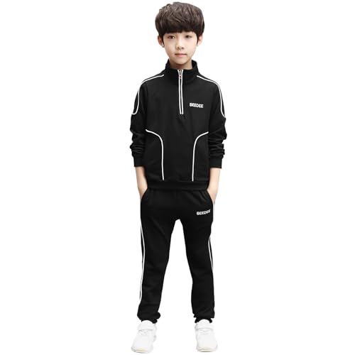 Amur Leopard Survêtement Enfant Garçon Costume Jogging Ensemble de Sport 2pcs Sweatshirt +...