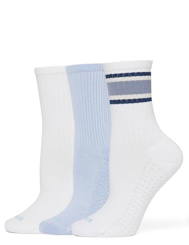 Image of HUE Women's Air Cushion Crew Sock 3 Pair Pack
