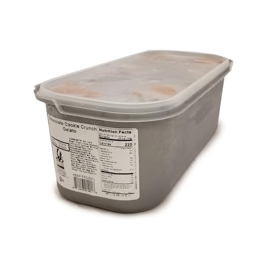 Image of G.S. Gelato Gelato Tub 5 Liter, Pack of 1 (Chocolate Cookie Crunch)