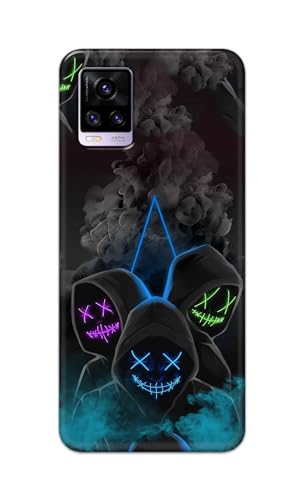 Image of PRINTFIDAA Printed Hard Back Cover Case for Vivo V20 | Vivo V20 2021 Back Cover (Mask Man) -112
