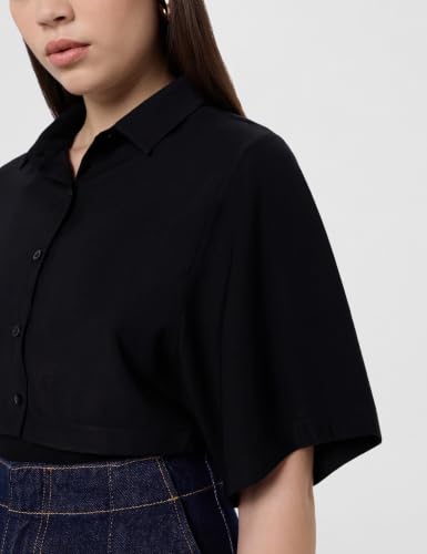 Image of FOREVER 21 Women Solid Regular Fit Crop Top
